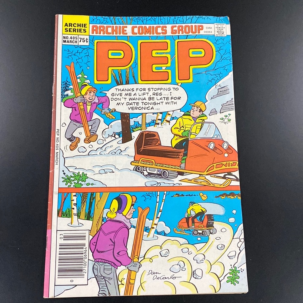 Archie Comics | Pep #405 (1986) - Vintage Copper Age Archie Comic Book
